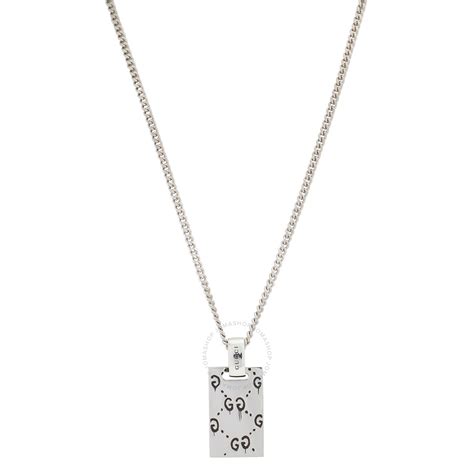 double g gucci pendant|Gucci ghost pendant necklace.